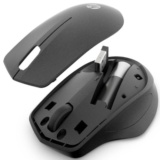 Myš HP 280 Silent optická/3 tlačítka/1200DPI - černá