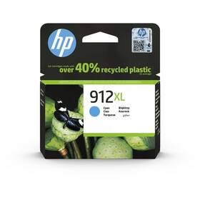 Inkoustová náplň HP 912XL, 825 stran (3YL81AE) modrá