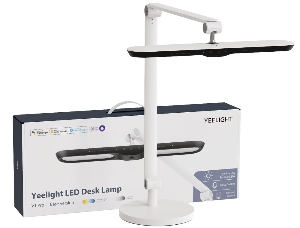 Stolní LED lampička Yeelight Desk Lamp V1 Pro (verze se základnou) - bílá