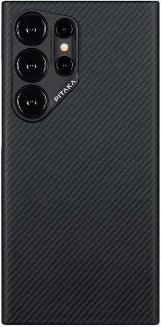 Kryt na mobil Pitaka MagEZ 4 600D na Samsung Galaxy S24 Ultra - černý/šedý