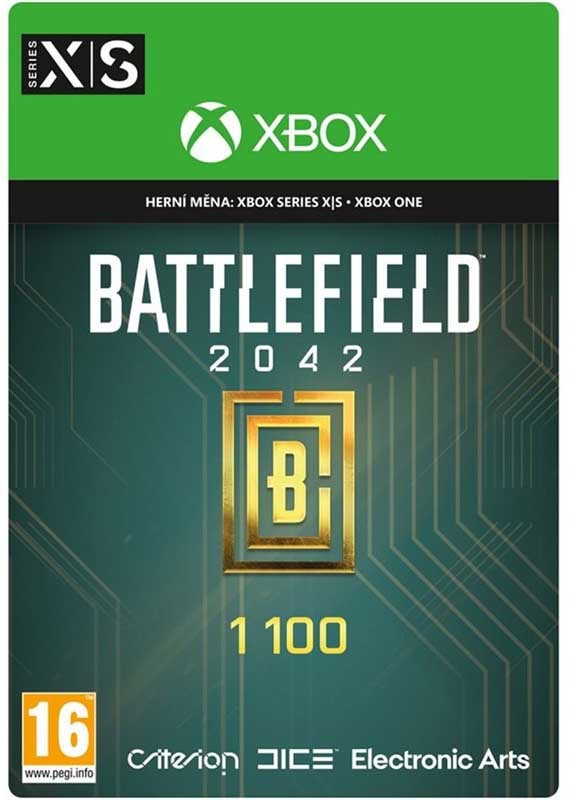 Battlefield 2042: 1 100 BFC – elektronická licence, Xbox Series X|S / Xbox One