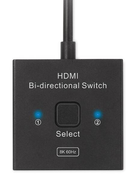 Redukce Club3D HDMI / 2x HDMI 2v1, 8K60Hz, 4K120Hz - černá