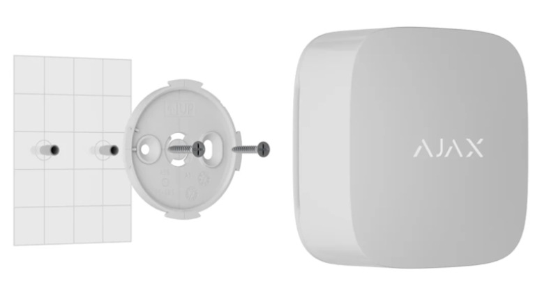 Senzor AJAX LifeQuality (8EU), Inteligentní sensor kvality ovzduší - bílý