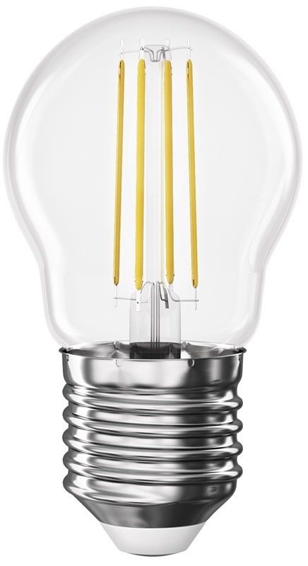 Žárovka LED EMOS Filament Mini Globe, 3,4 W, E27, neutrální bílá