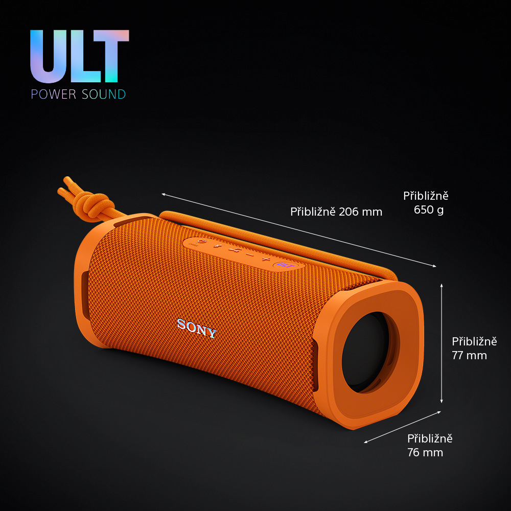 Přenosný reproduktor Sony ULT FIELD 1, oranžová