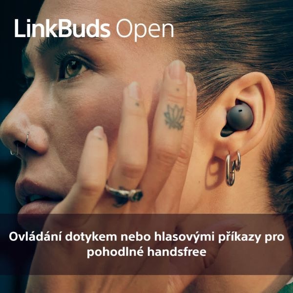 Sluchátka Sony LinkBuds Open - fialová