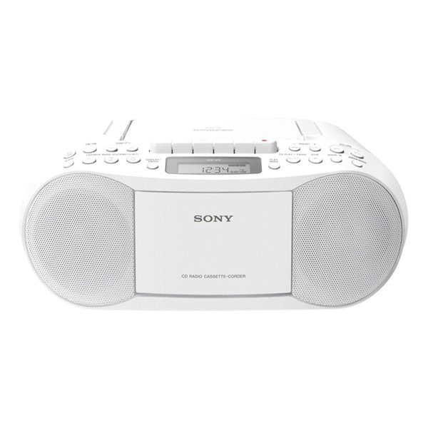 Radiomagnetofon s CD Sony CFD-S70W, bílý