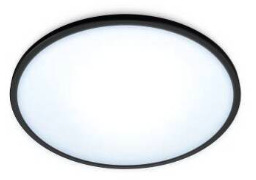 Stropní svítidlo WiZ SuperSlim Tunable White 16 W - černé