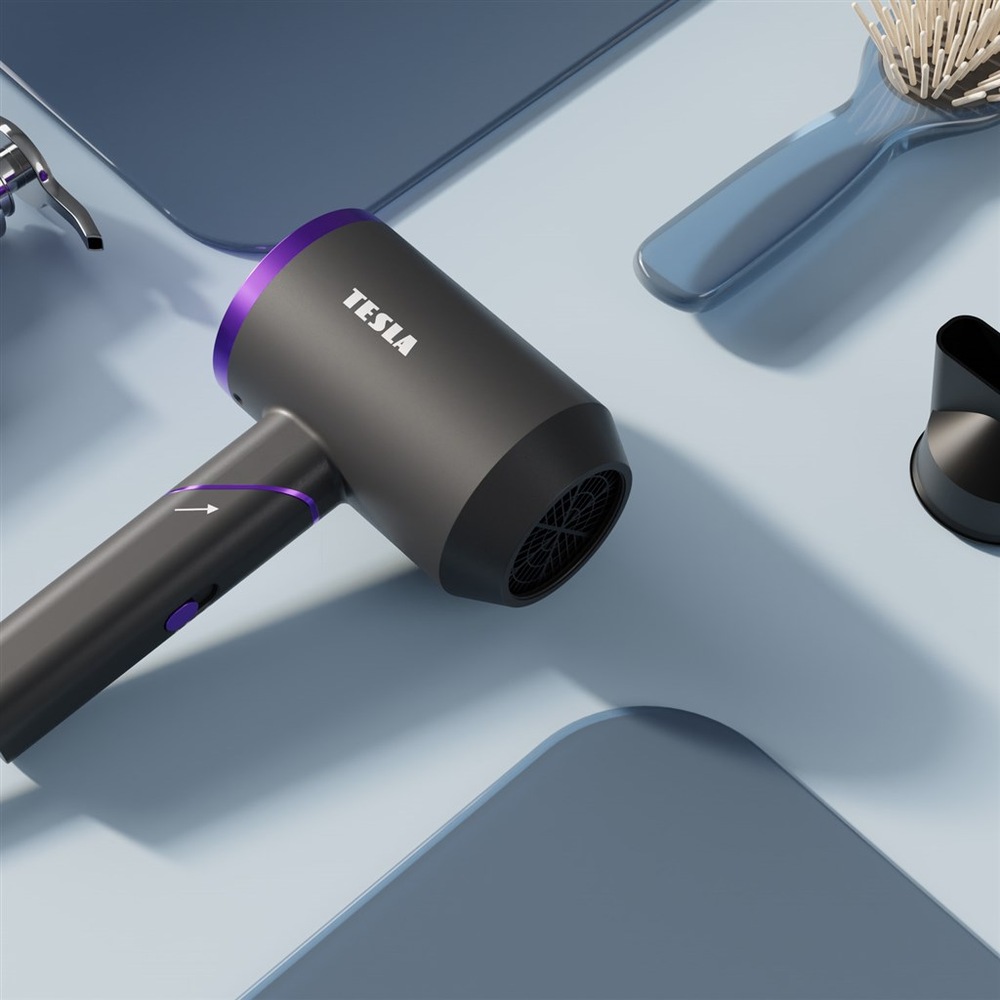  Fén Tesla Foldable Ionic Hair Dryer 