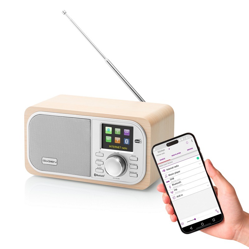 Internetové rádio GoGEN IR 237 BTDAB, wifi