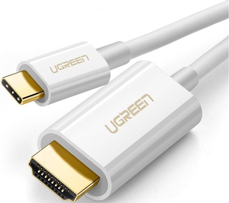 UGREEN USB-C/HDMI, 1,5m, bílá
