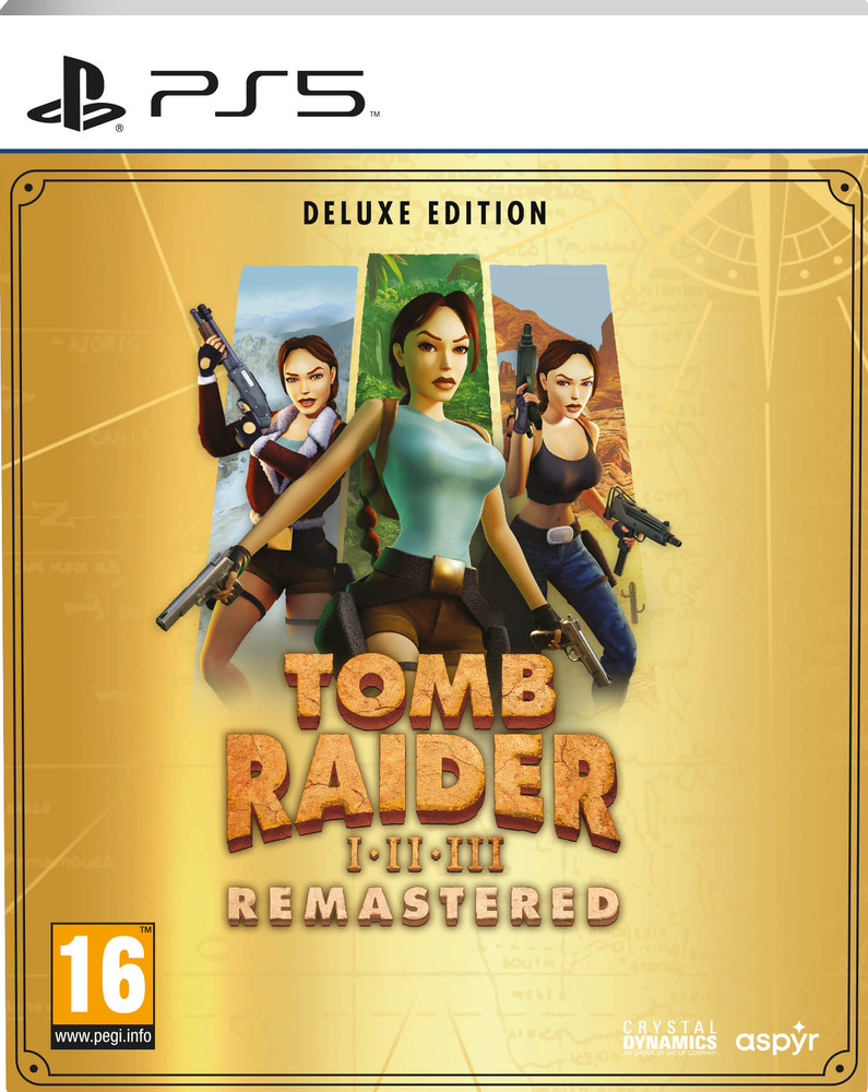 Tomb Raider I-III Remastered Starring Lara Croft Deluxe Edition PS5