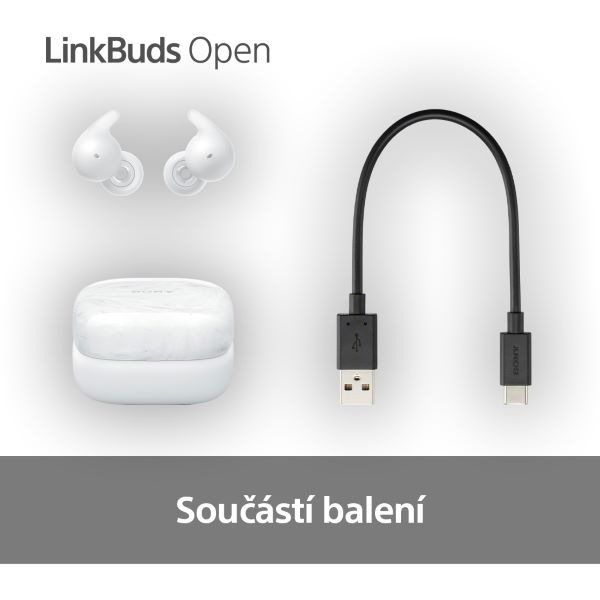 Sluchátka Sony LinkBuds Open - černá