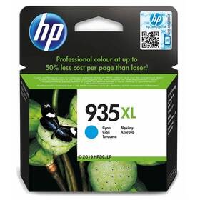 Inkoustová náplň HP 935XL, 825 stran (C2P24AE) modrá