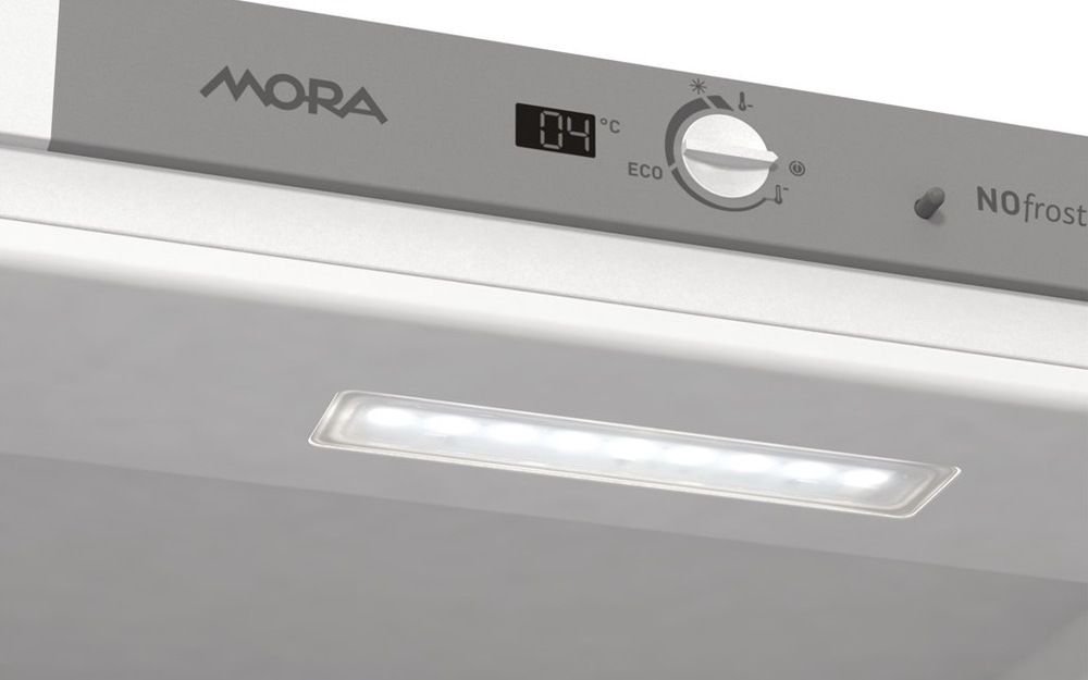 Kombinovaná chladnička Mora MORVCN1832, LED osvětlení