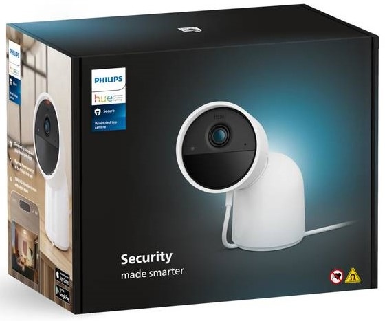 IP kamera Philips Hue Secure Camera Desktop - bílá