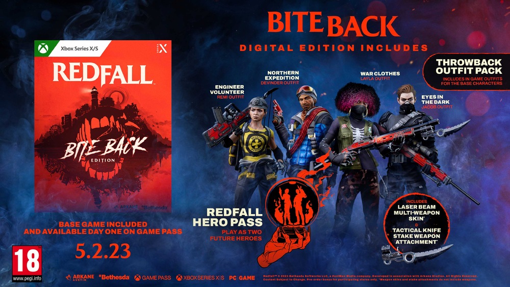 Redfall - Bite Back Edition – elektronická licence, Xbox Series X|S / PC