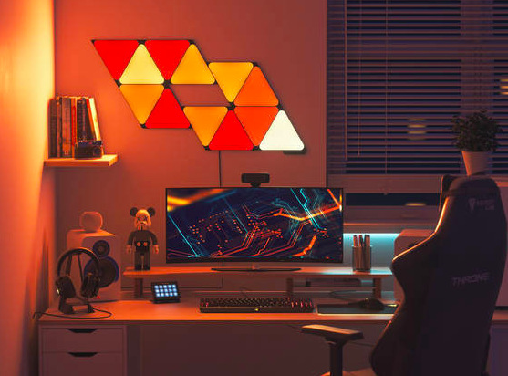 LED světlo Nanoleaf Shapes Ultra Black Triangles Expansion Pack 3 ks