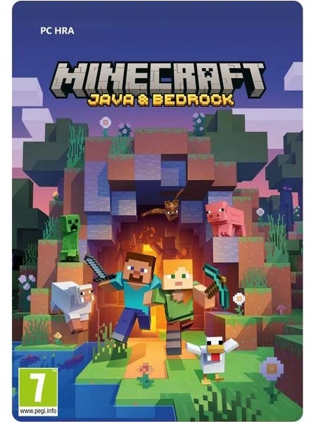 Minecraft Java & Bedrock Edition – elektronická licence PC