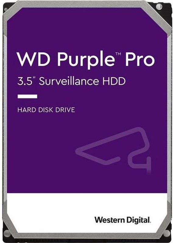 HDD 3,5" Western Digital Purple Pro 14TB SATA 6 Gb/s, rychlost otáček: 7200 ot/min, 512MB cache