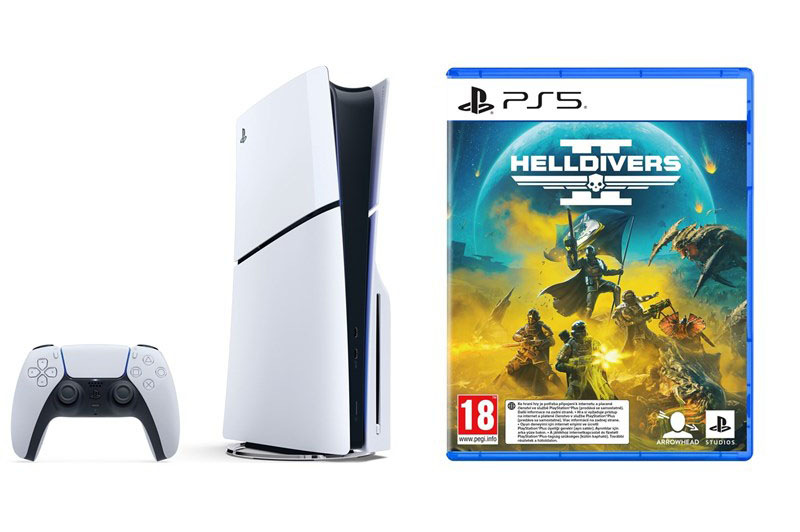 Sony PlayStation 5 Slim + Helldivers II