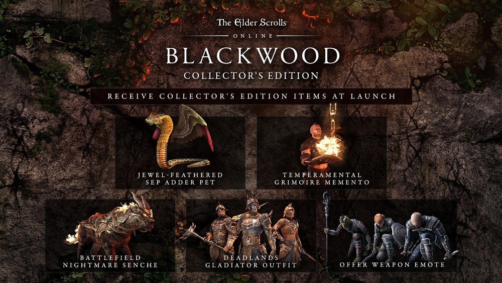The Elder Scrolls Online Collection: Blackwood Collector's Edition – elektronická licence, Xbox Series / Xbox One