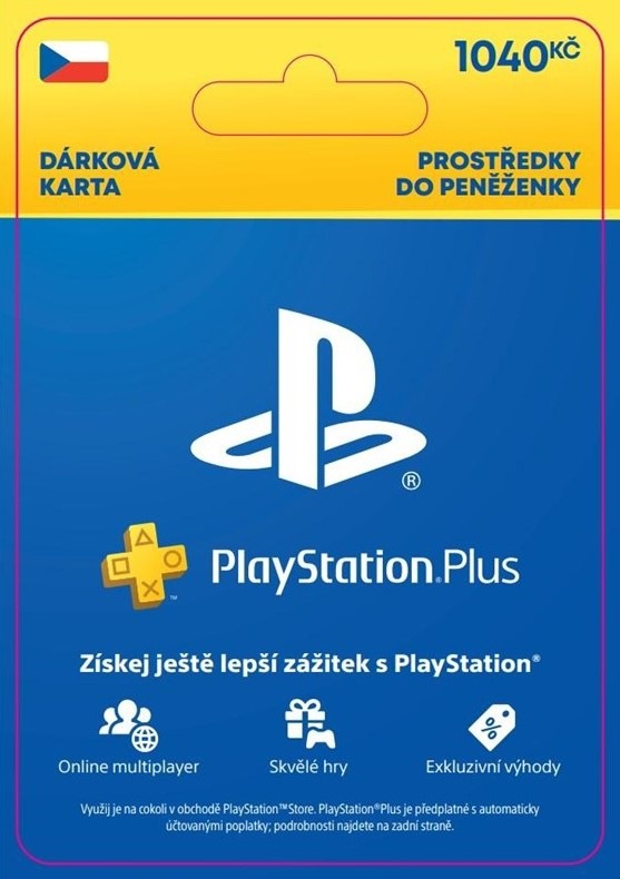 Sony PlayStation Plus Extra - elektronická peněženka 2 600 Kč