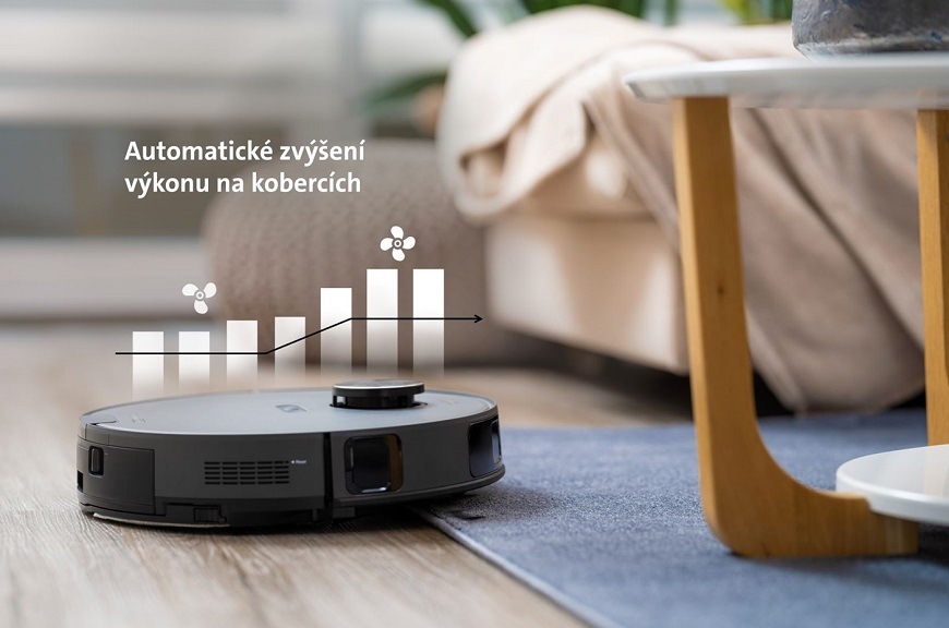 Robotický vysavač ETA Aurum PRO 6241 90000,, sání na koberce