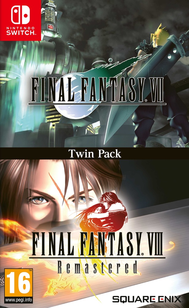 Final Fantasy VII+VIII Remastered (Code in a box) Nintendo Switch