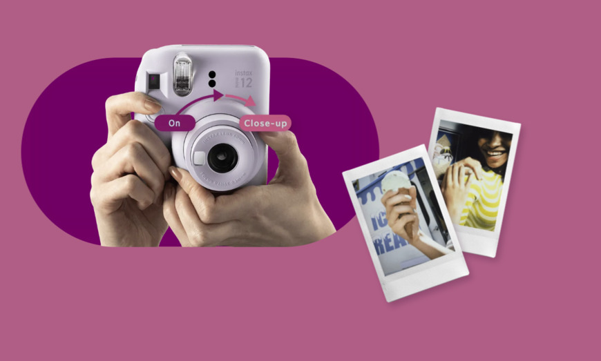 Fujifilm Instax mini 12 ACC kit + 20 ks papírů, růžová