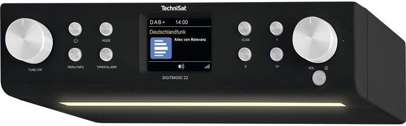 Kuchyňské rádio TechniSat DIGITRADIO 22 BT, černé