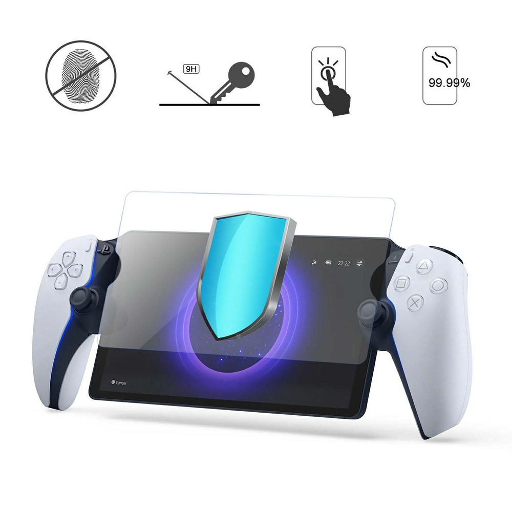 Tvrzené sklo iPega P5P05 pro Playstation Portal (Portable Remote Player) (PG-P5P05), transparentní