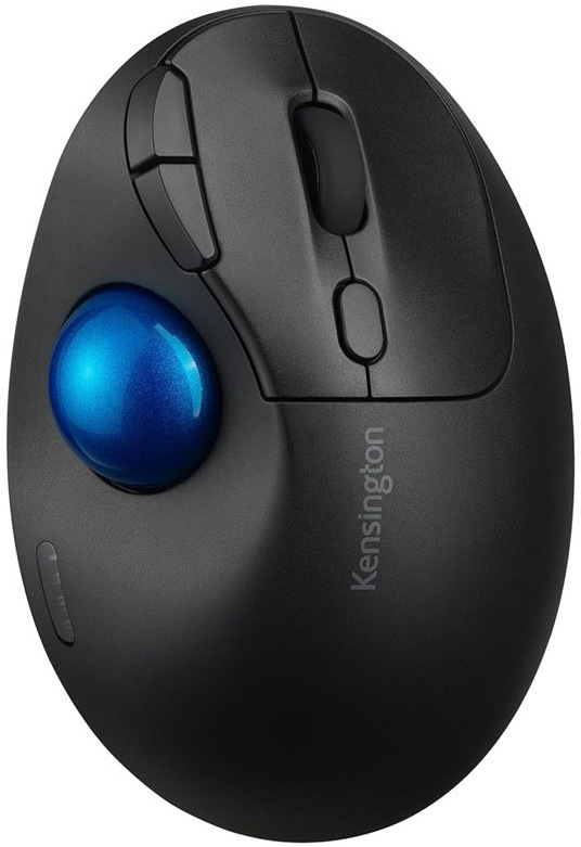 Trackball KENSINGTON Pro Fit Ergo TB450 EQ optická/7 tlačítek/1600DPI - černá/modrá