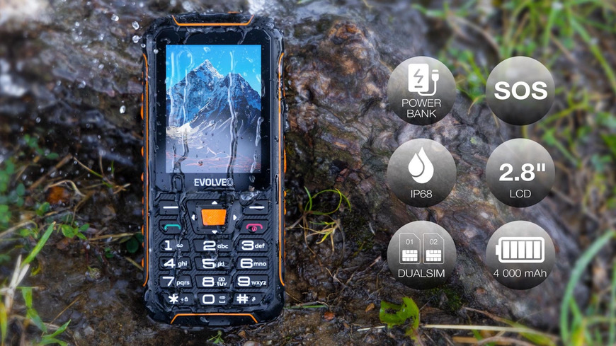 Evolveo StrongPhone Z6, oranžová