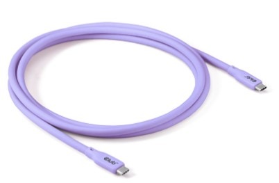 Club3D USB-C 4.0 kabel CAC-3000, oranžová