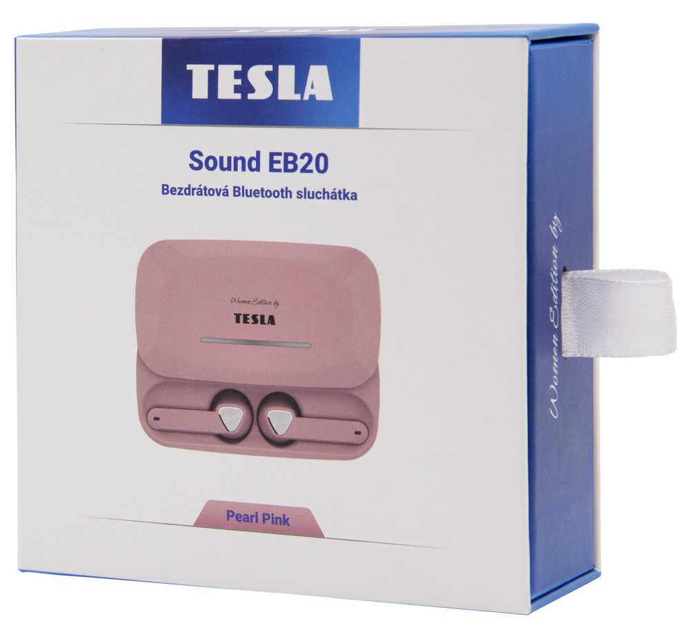 Sluchátka Tesla SOUND EB20 růžová