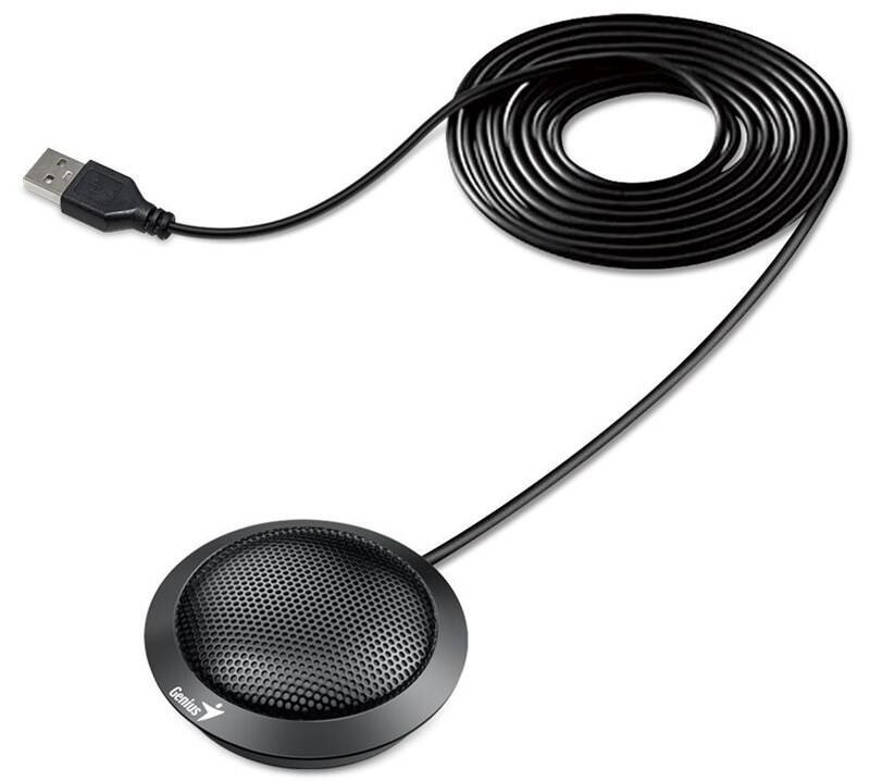 Konferenční mikrofon Genius MIC-100U, USB - černý