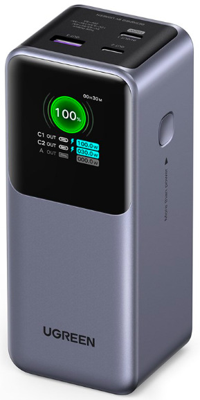 Powerbank UGREEN 20000mAh 130W - stříbrná