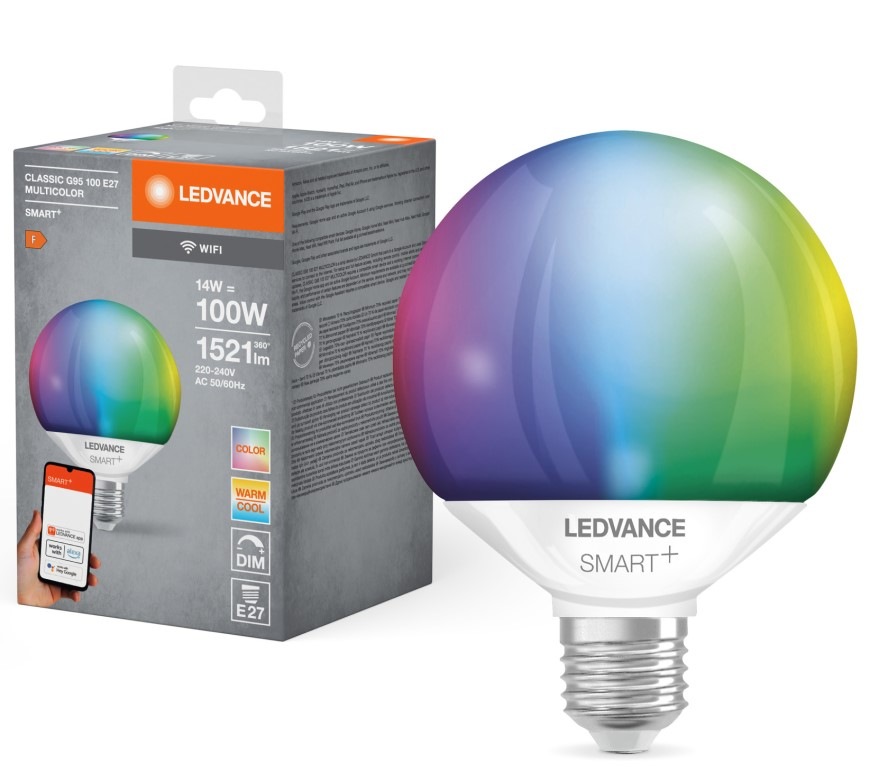 Žárovka LED LEDVANCE SMART+ WiFi Classic Multicolour 14W E27