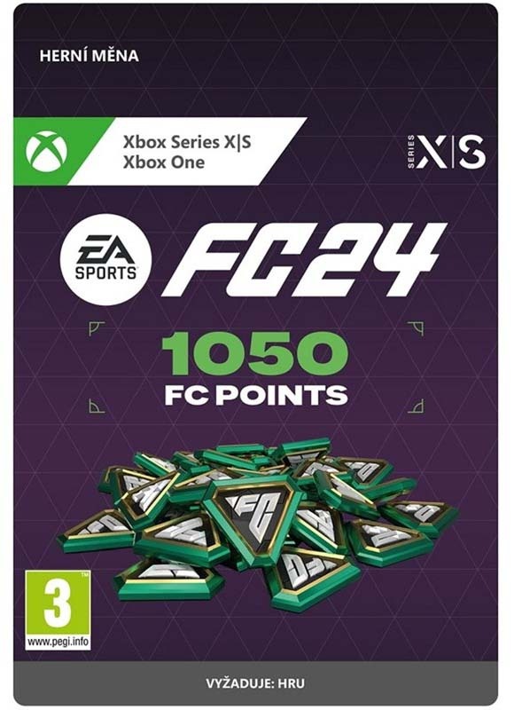 EA FC 24 - 1 050 FC POINTS – elektronická licence, Xbox Series / Xbox One
