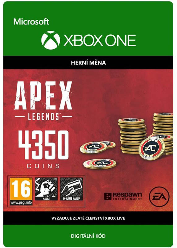 Apex Legends: 6 700 Coins – elektronická licence, Xbox One
