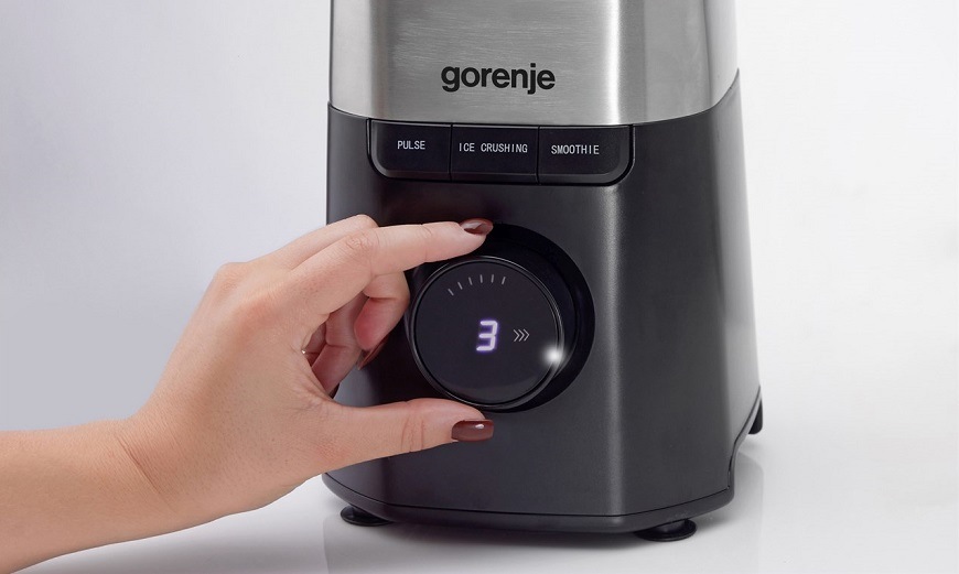 Stolní mixér Gorenje B1000DE, černá, 3 přednastavené programy