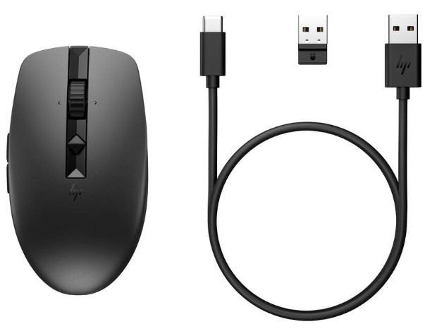 Myš HP 710 Rechargeable Silent optická/6 tlačítek/3000DPI - černá