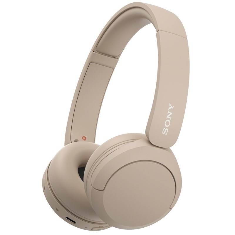 Sony WH-CH520, béžová, bluetooth