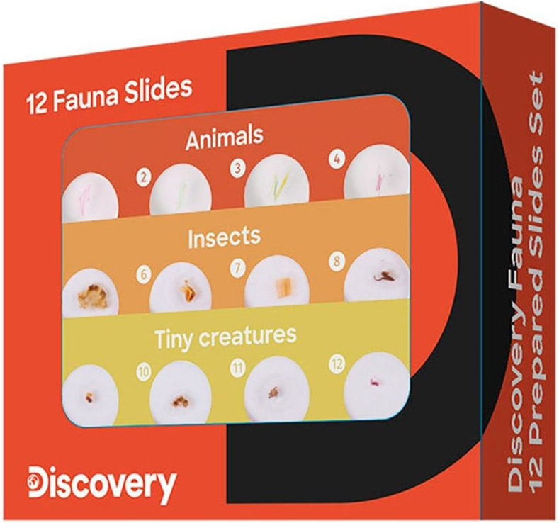 Discovery Fauna 12 Prepared Slides Set