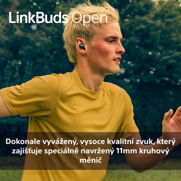 Sluchátka Sony LinkBuds Open - černá