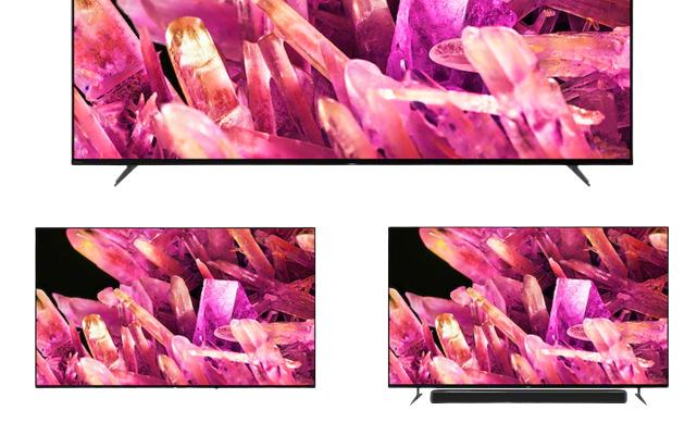 Televize Sony XR-55X93K, Vícepolohový stojan nastavitelný ve 3 směrech