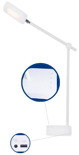 Stolní LED lampička Top Light Iva B - bílá
