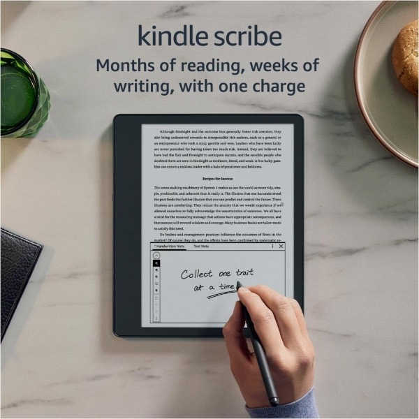 Amazon Kindle Scribe 2022 16 GB + standardní pero (B09BS5XWNS), šedá