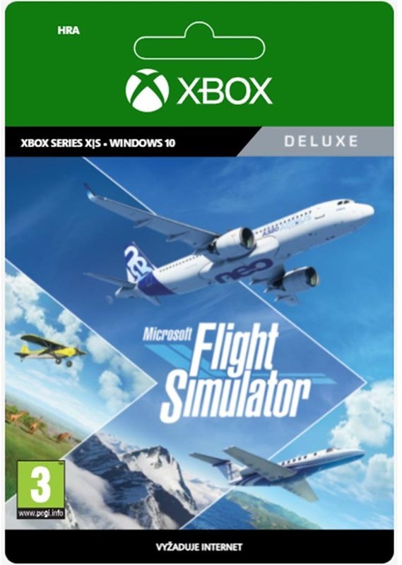 Microsoft Flight Simulator - Deluxe Edition – elektronická licence, Xbox Series / PC